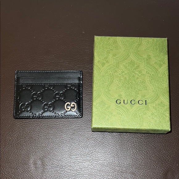 Gucci Black Card Holder - Picture 1 of 4